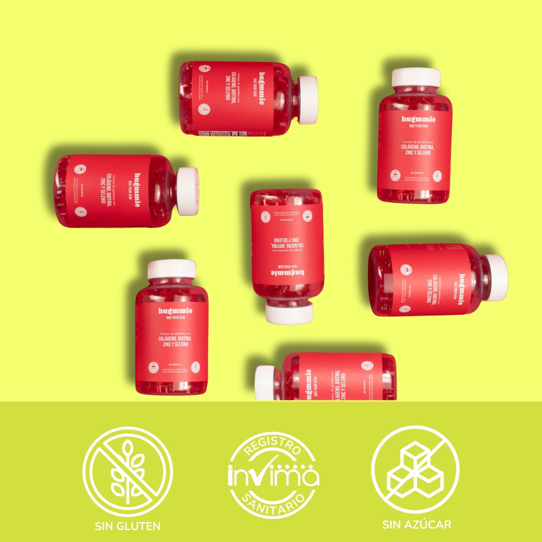 Gomitas de Colágeno, Biotina, Zinc y Selenio