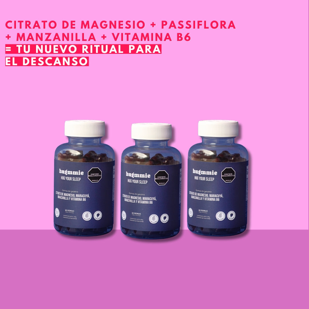 Gomitas de Citrato de Magnesio, Passiflora, Manzanilla y Vitamina B6