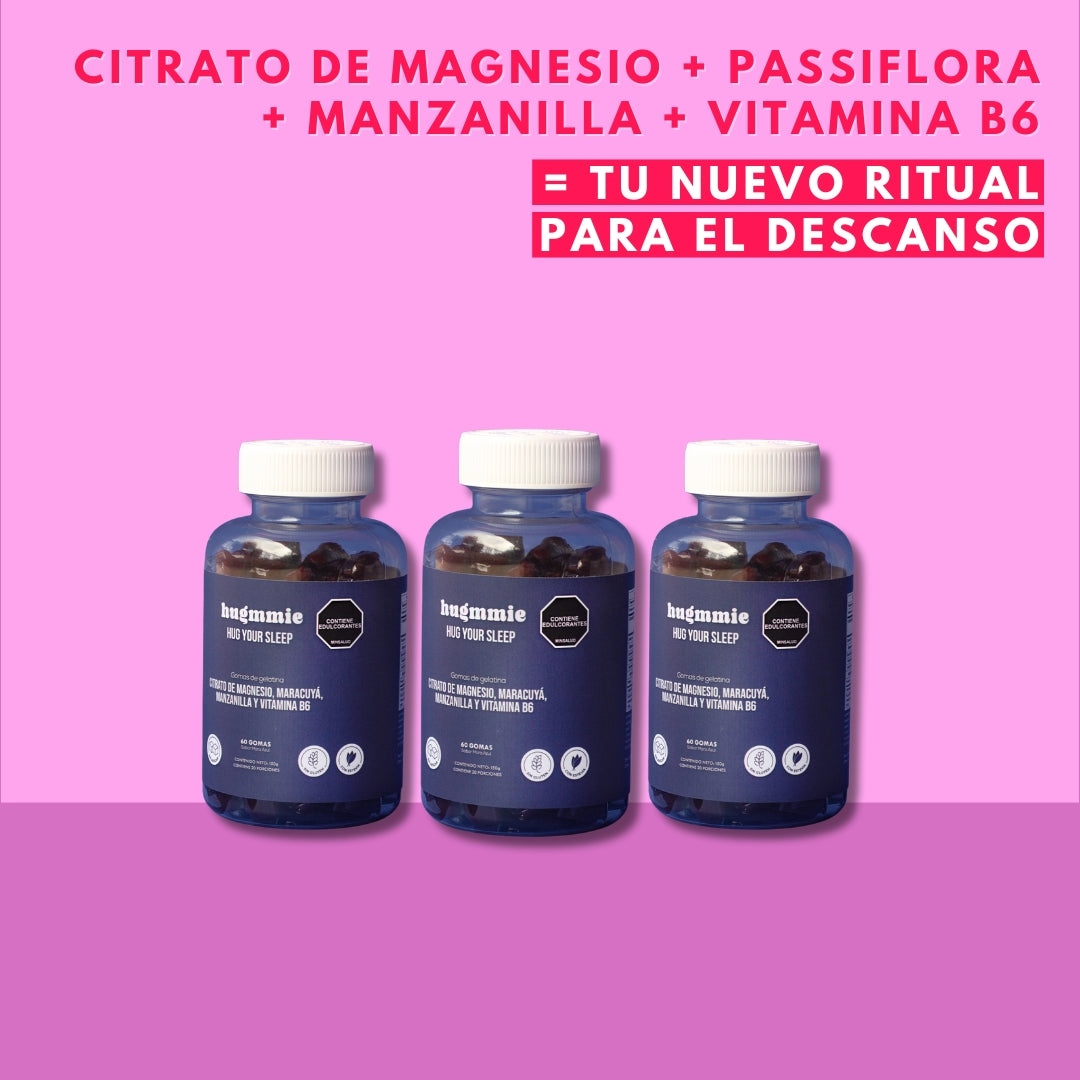 Gomitas de Citrato de Magnesio, Passiflora, Manzanilla y Vitamina B6